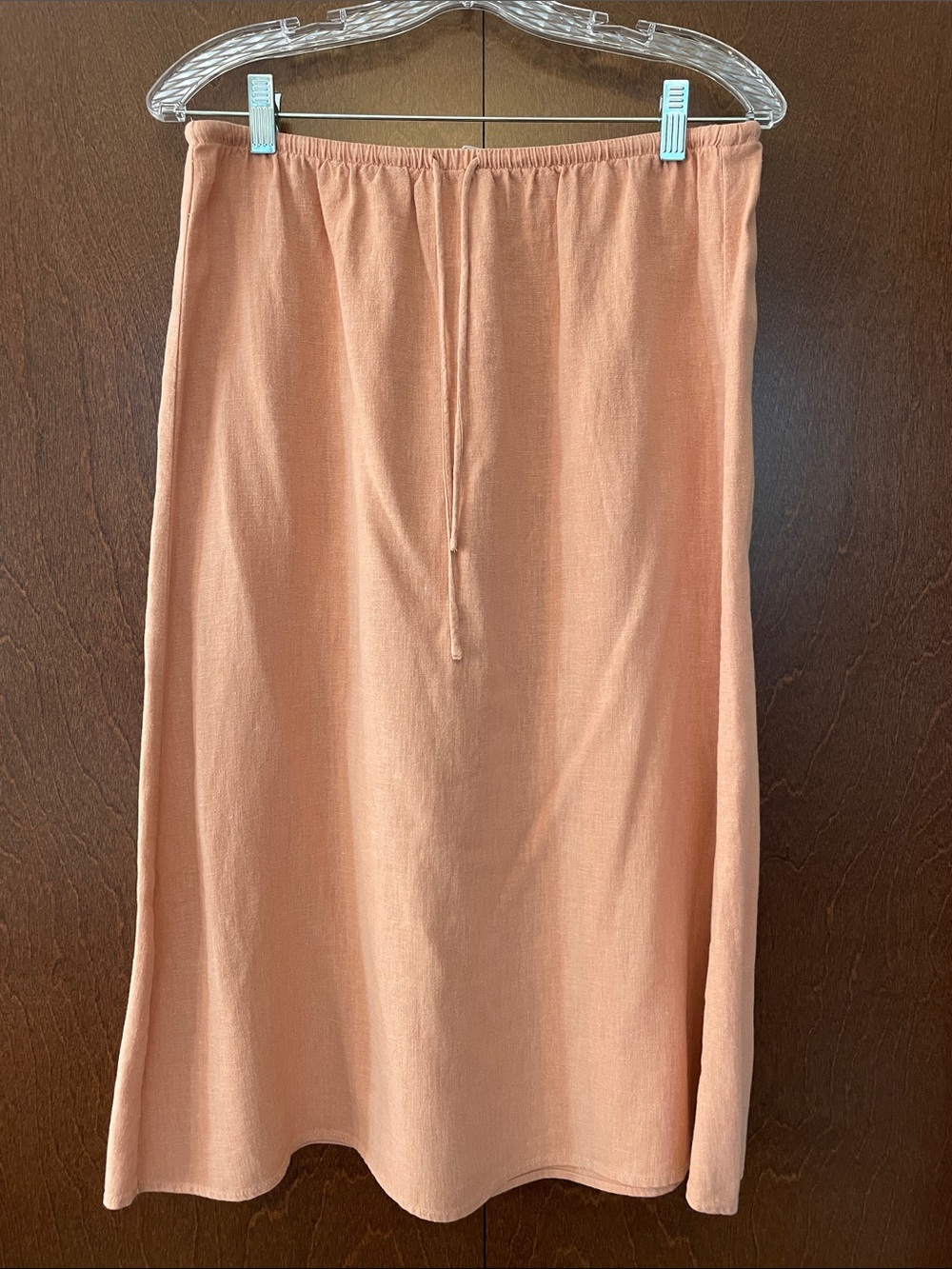Wilfred Peach Midi Knit Pull-On Skirt